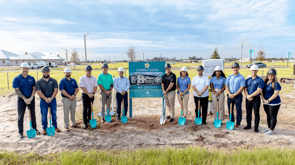 M/I Homes breaks ground on new home builds in Seaflower