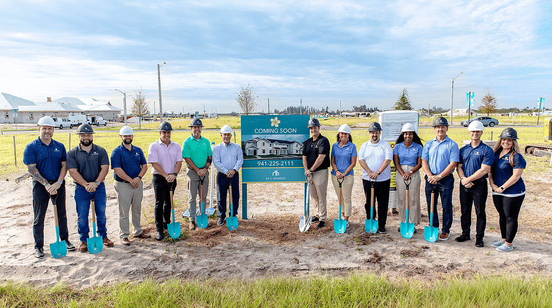 M/I Homes breaks ground on new home builds in Seaflower