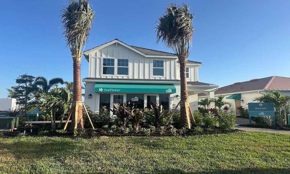 Pulte Model Homes ready for view in the SeaFlower new home community