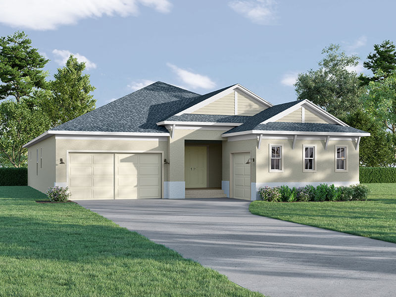 Seaflower Cardel Homes front view Palma Coastal Floor Plan